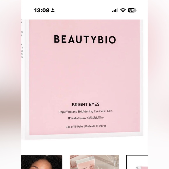 BeautyBio Bright Eyes Depuffing and Brightening Eye Gels - Picture 3 of 3